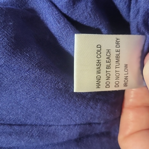 LUCCA COUTURE Purple Geometric Long Sleeve Open Back Romper - Picture 11 of 11